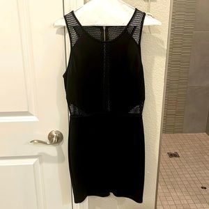 Astr black mini dress